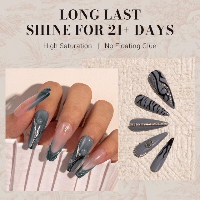 246 Sesame Gray - TPO-Free Faster UV Curing Gel Nail Polish 0.5 fl oz/15ml