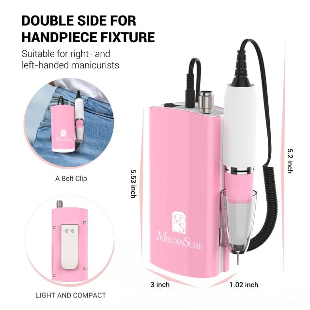 Artemis(SC300I) Clip-On Rechargeable Nail Drill 30,000RPM
